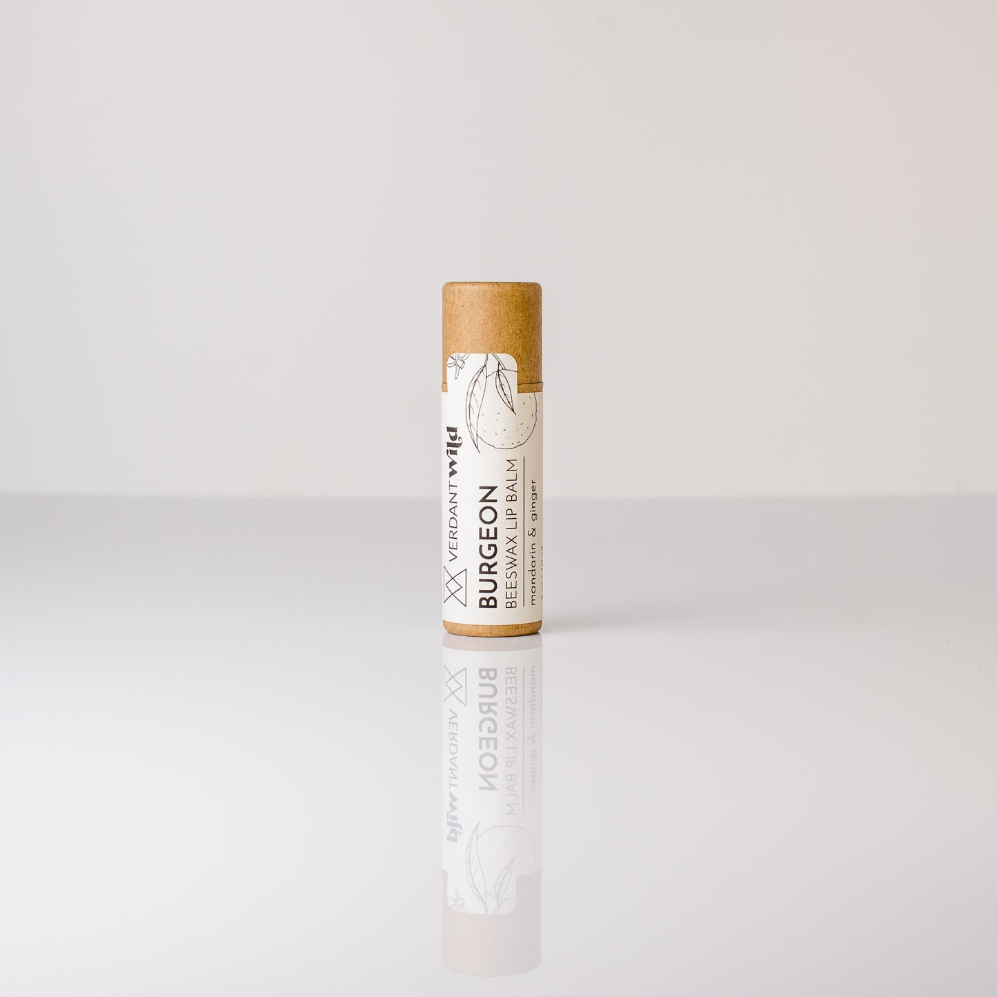 mandarin ginger beeswax lip balm
