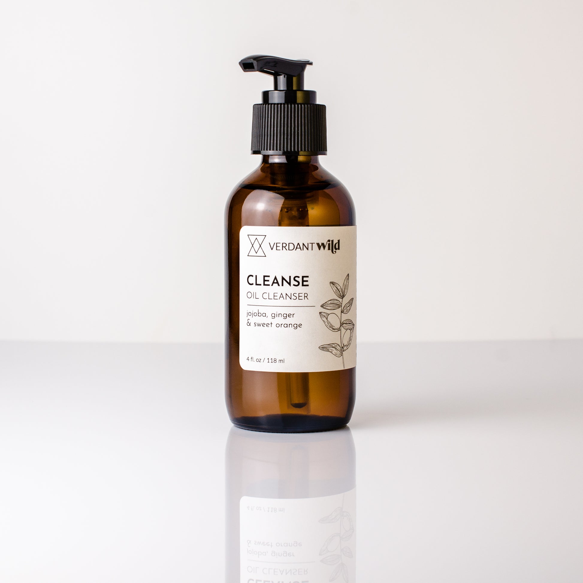 makeup remover and cleansing oil with jojoba and sweet orange refill  pump