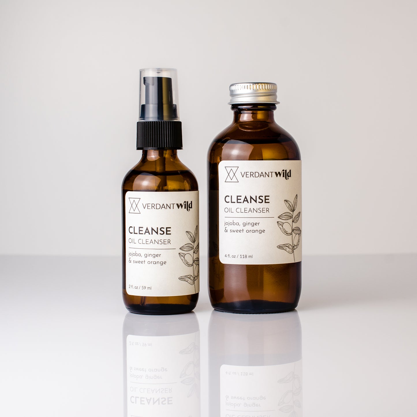 makeup remover and cleansing oil with jojoba and sweet orange duo