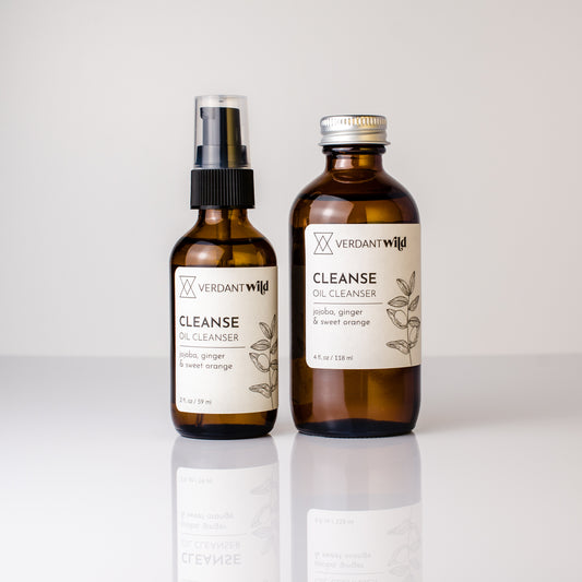 makeup remover and cleansing oil with jojoba and sweet orange duo