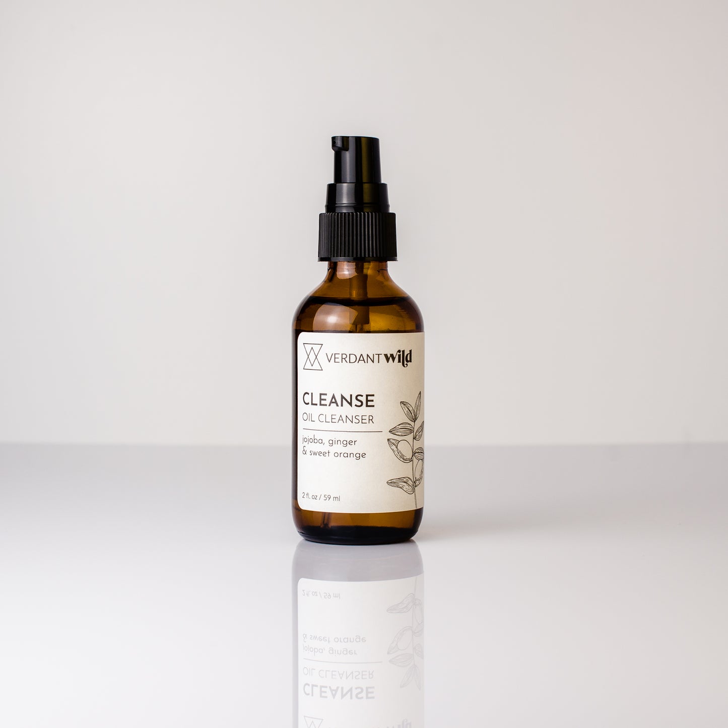 makeup remover and cleansing oil with jojoba and sweet orange 2 oz pump