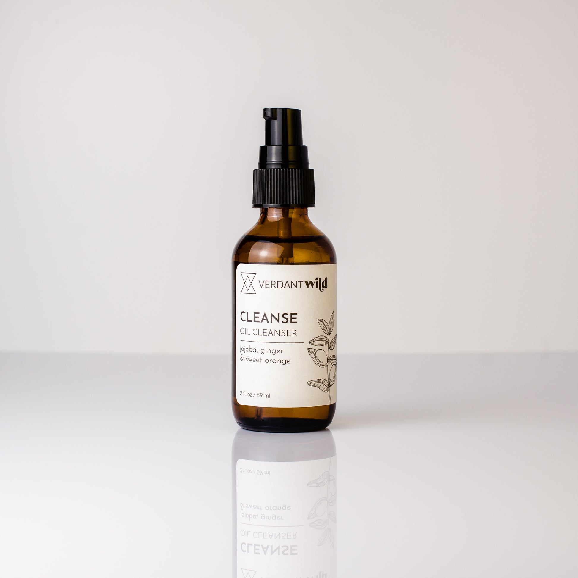 makeup remover and cleansing oil with jojoba and sweet orange 2 oz pump
