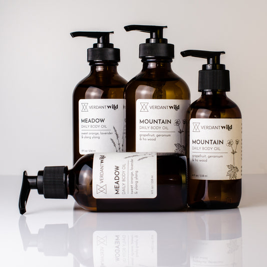 meadow and mountain daily aromatherapy body oils