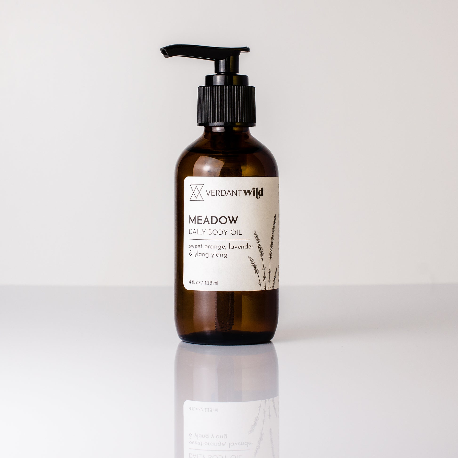 meadow aromatherapy body oil 4 oz