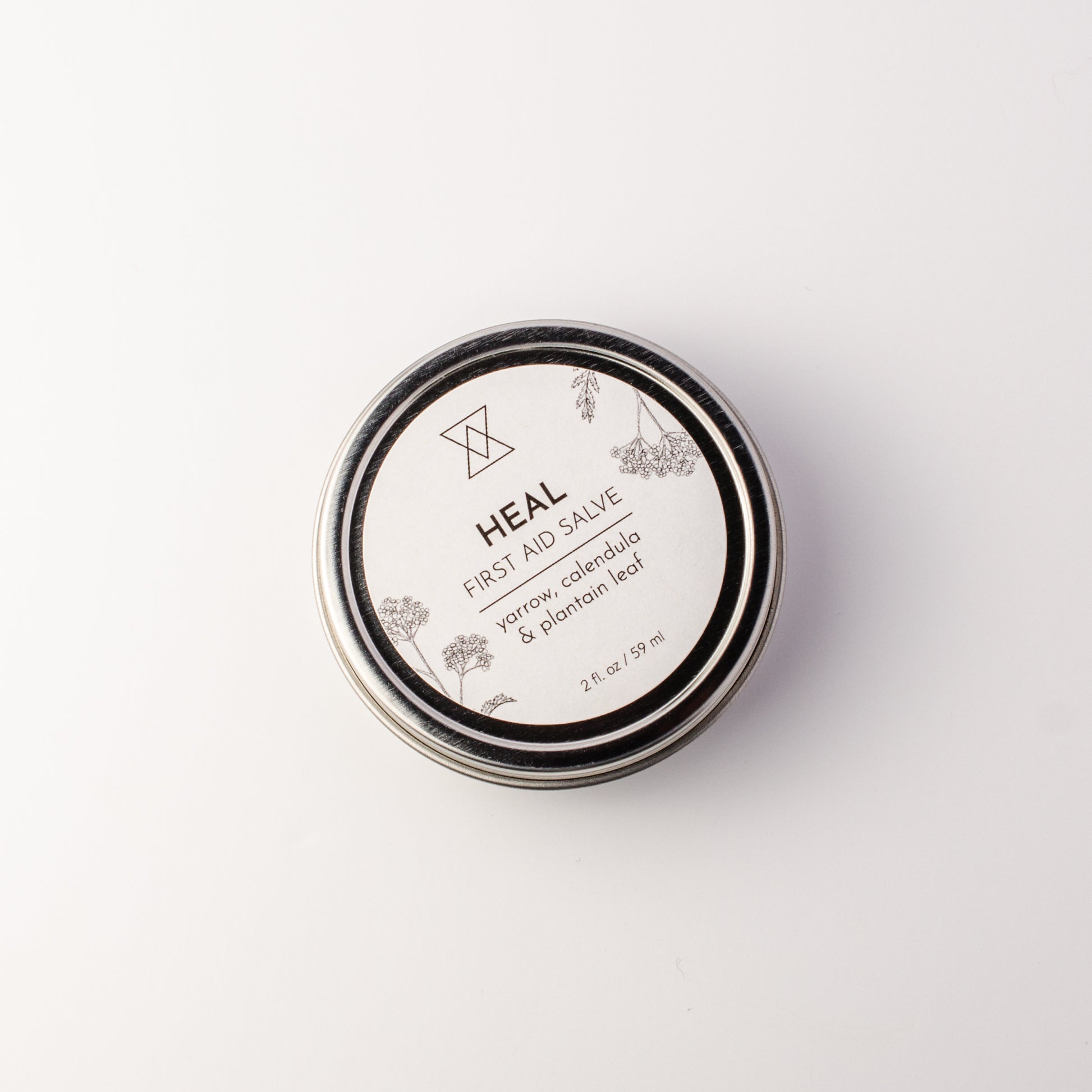 first aid salve with calendula yarrow and plantain leaf
