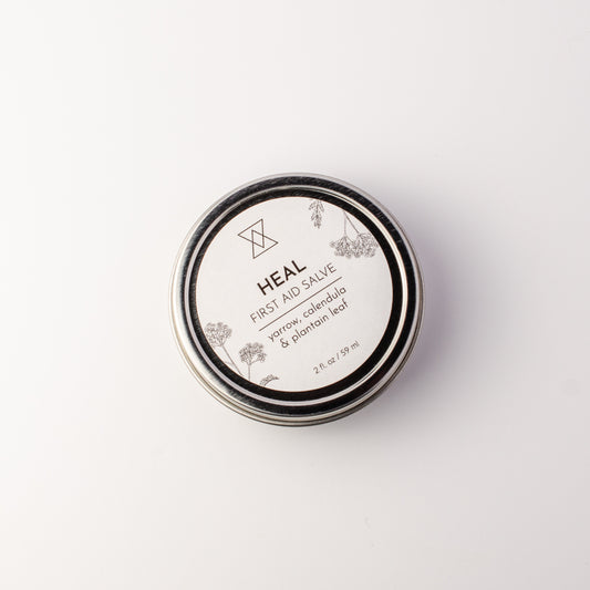 first aid salve with calendula yarrow and plantain leaf