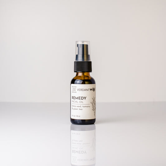 hemp seed, tamanu and green tea beauty oil