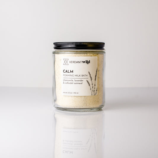 lavender, oat chamomile and coconut milk bath