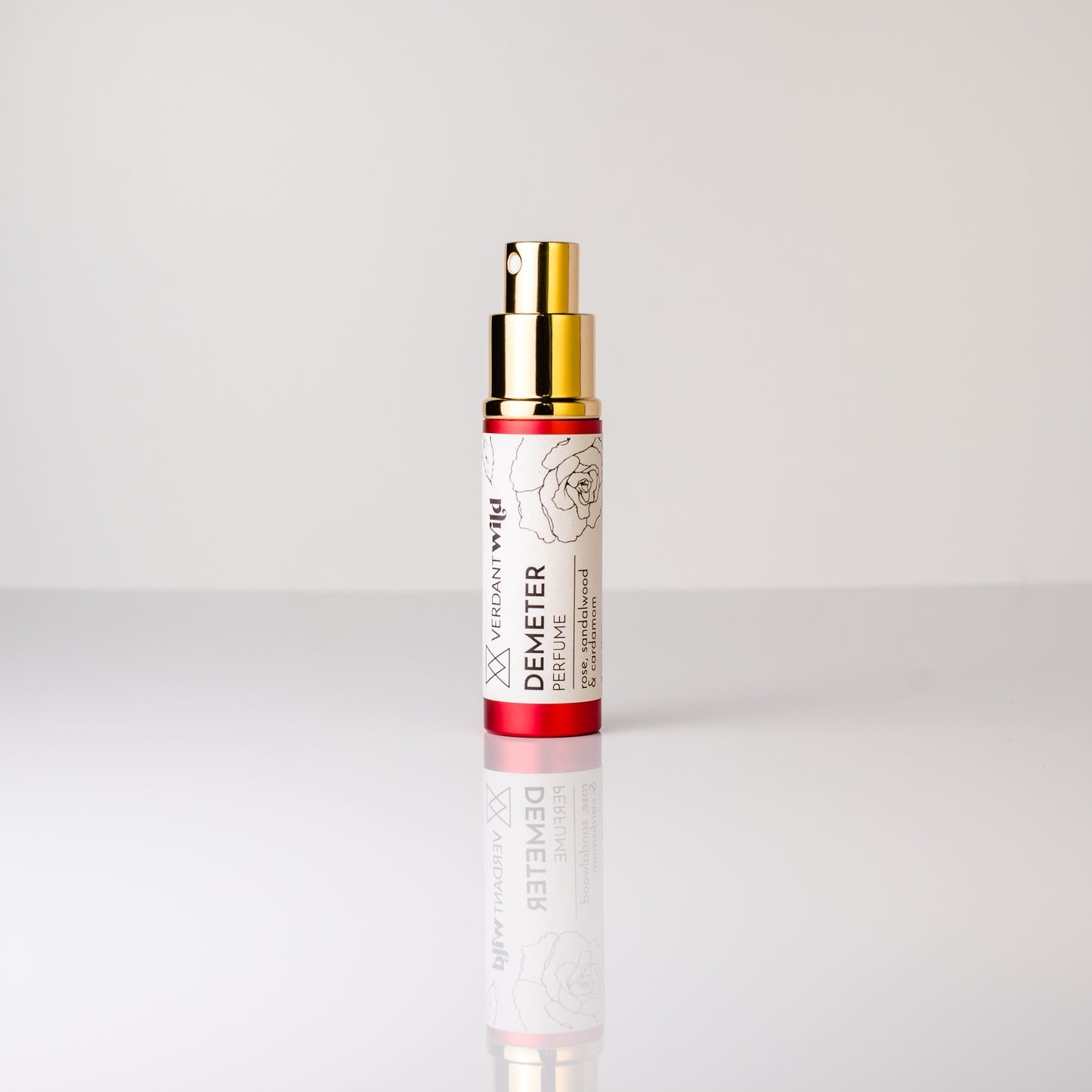 rose cardamom sandalwood perfume open