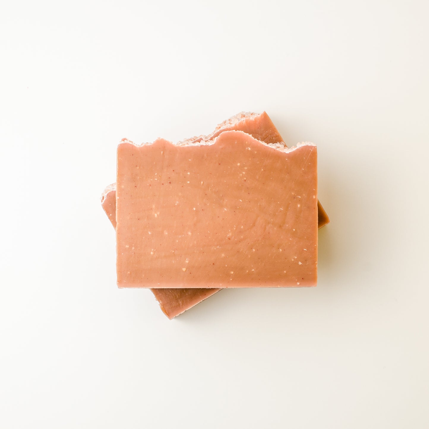 himalayan salt and rose soap with grapefruit and geranium side
