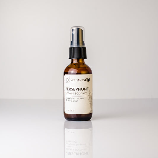 bergamot, vetiver and lavender room and body mist