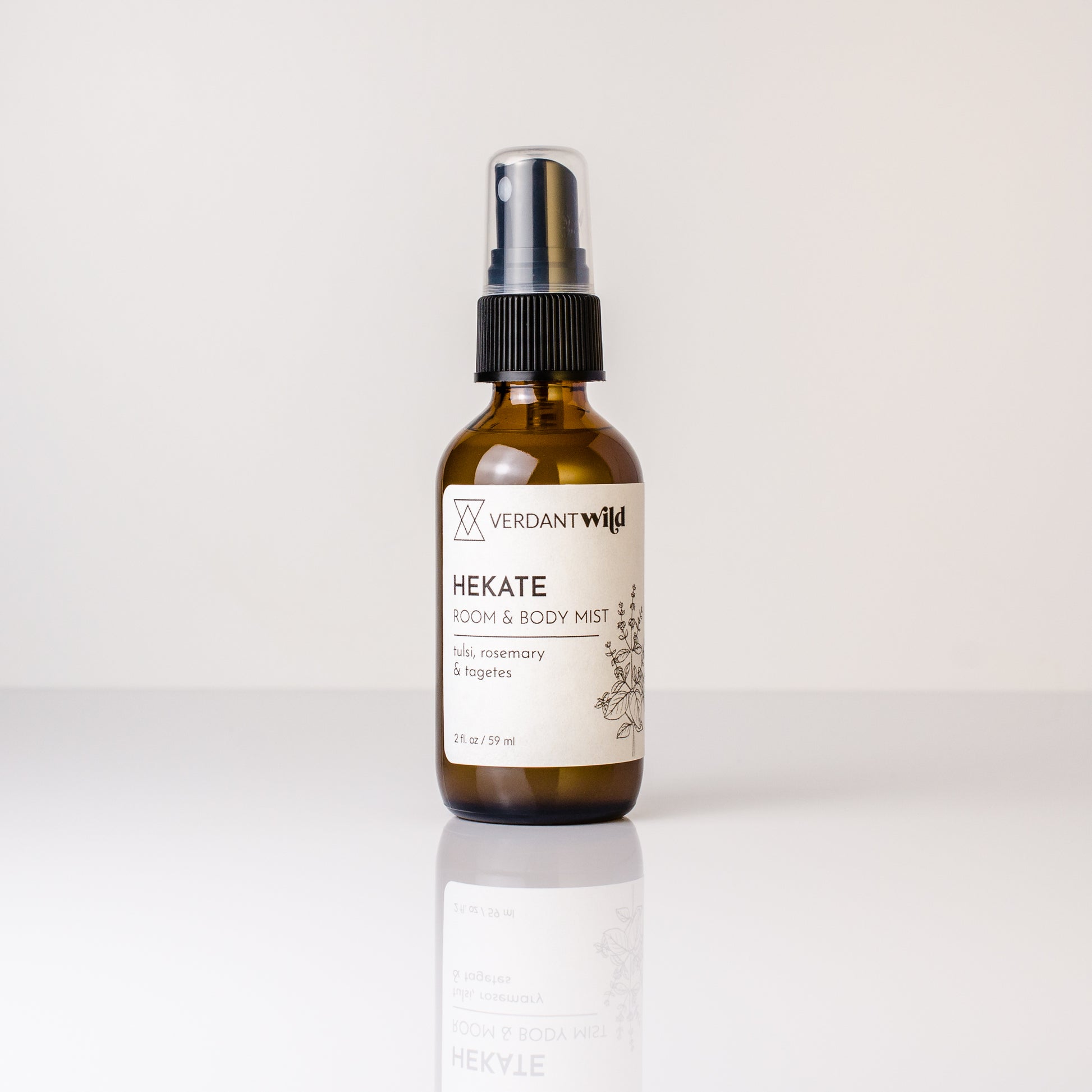 tulsi, marigold and rosemary room and body ritual mist