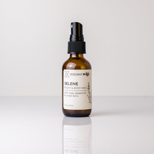 organic white sage, juniper and cypress room body mist open