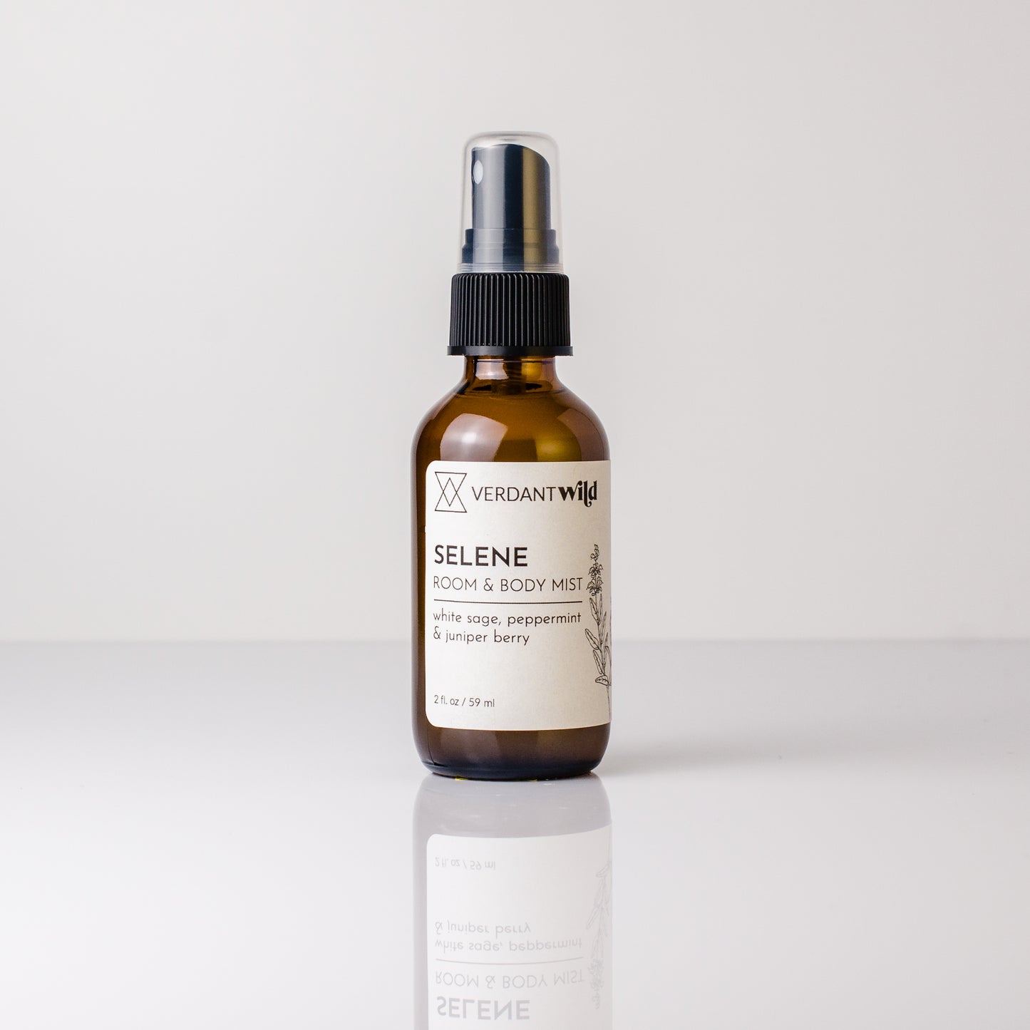 organic white sage, juniper and cypress room body mist