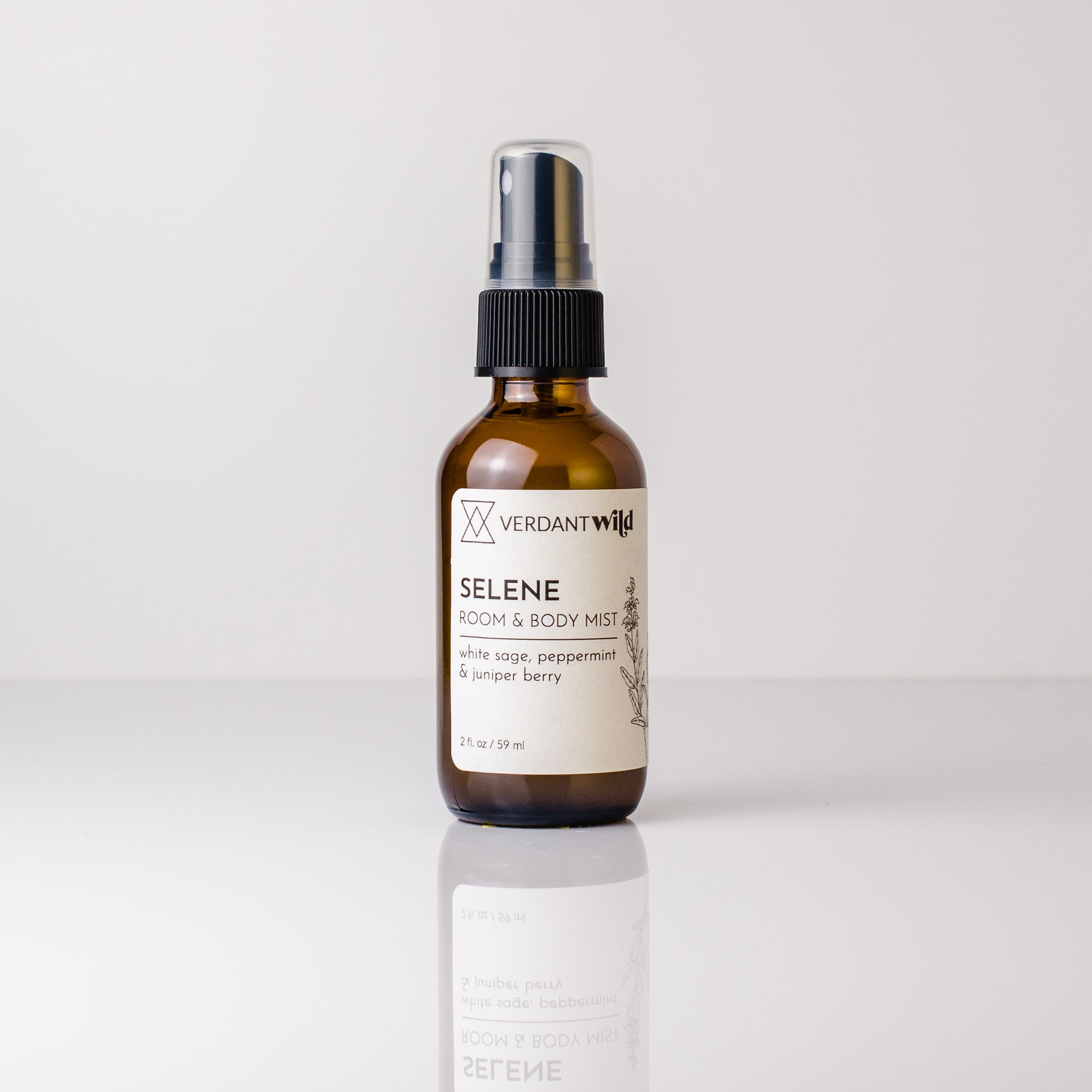 organic white sage, juniper and cypress room body mist