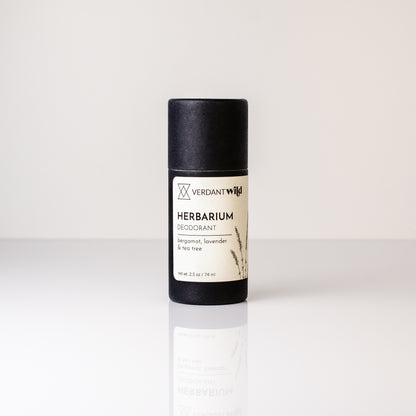 natural deodorant in biodegradable tube bergamot lavender