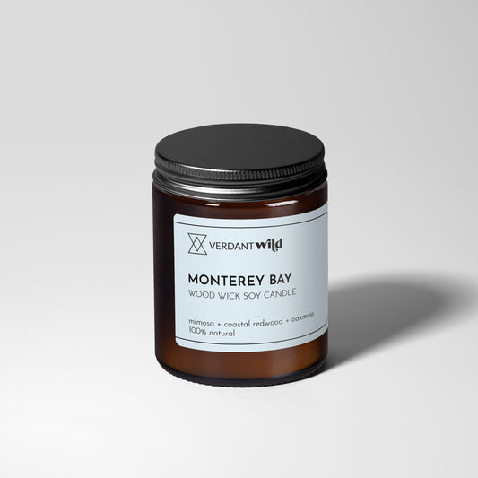 MONTEREY BAY wood wick soy candle