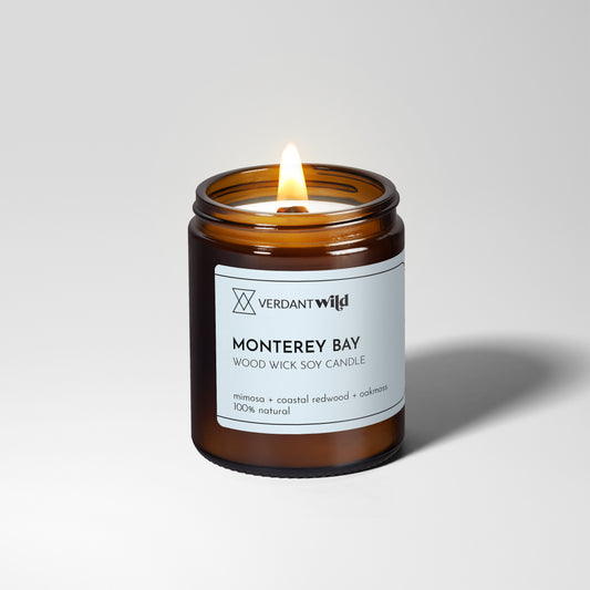 MONTEREY BAY wood wick soy candle