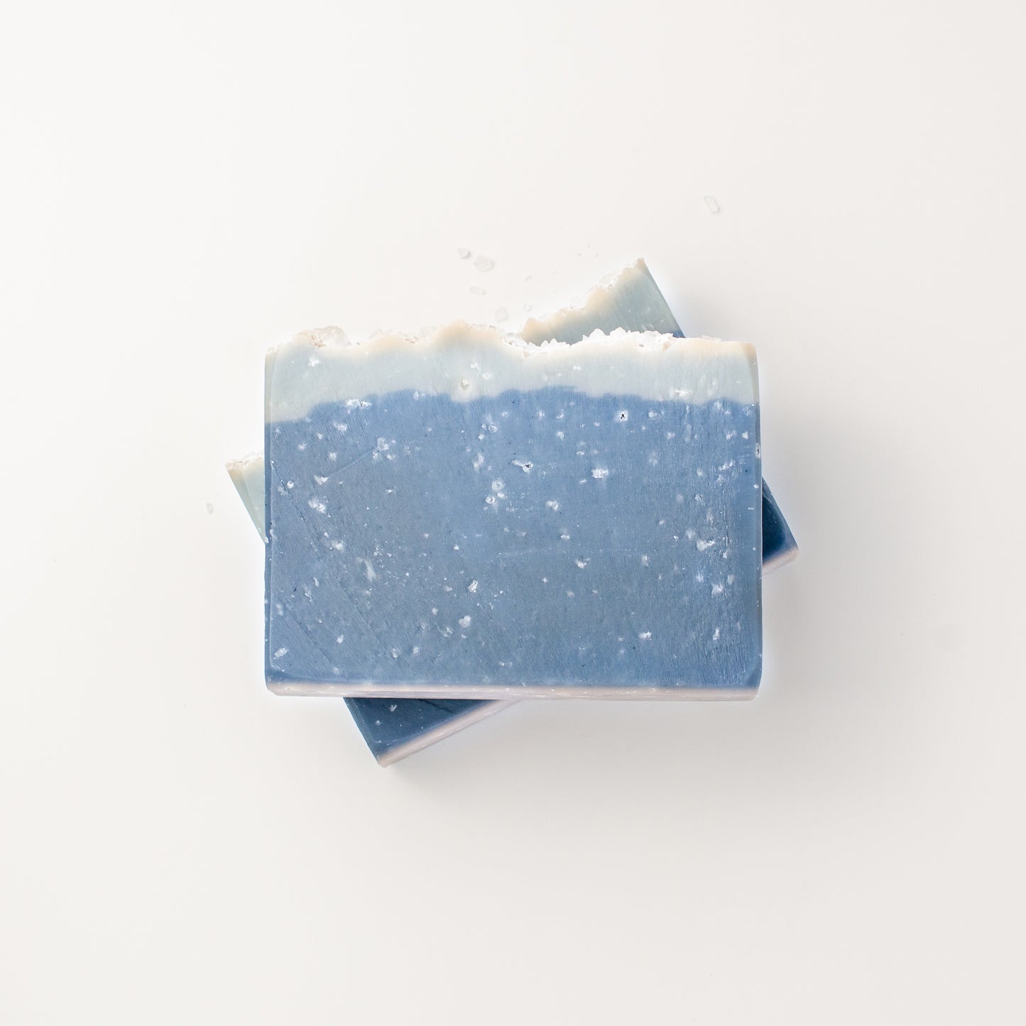 Sea salt soleseife soap with lavender, cypress and peppermint side