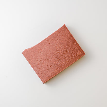 Apple soap on a white background