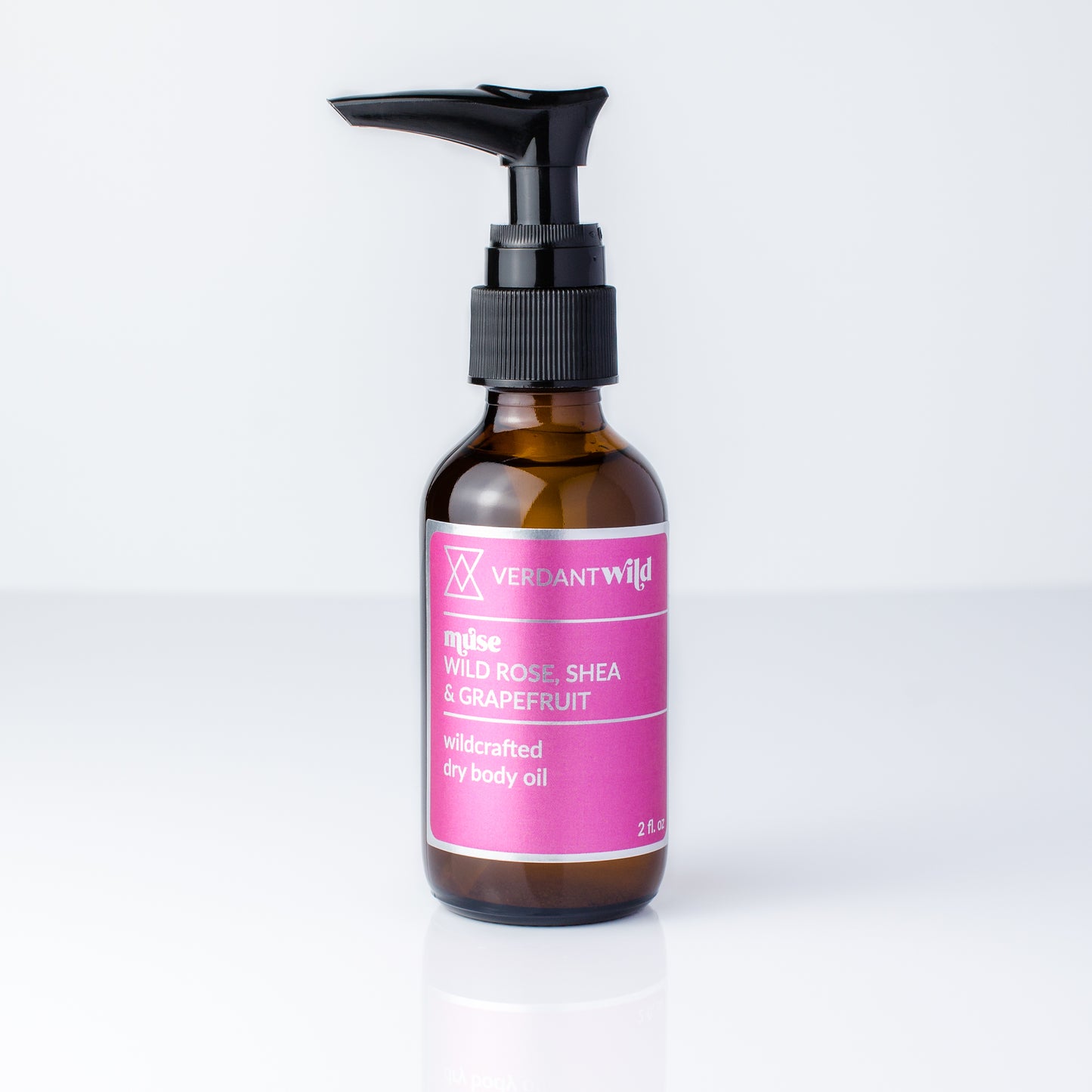 wild rose dry body oil with shea 2 oz